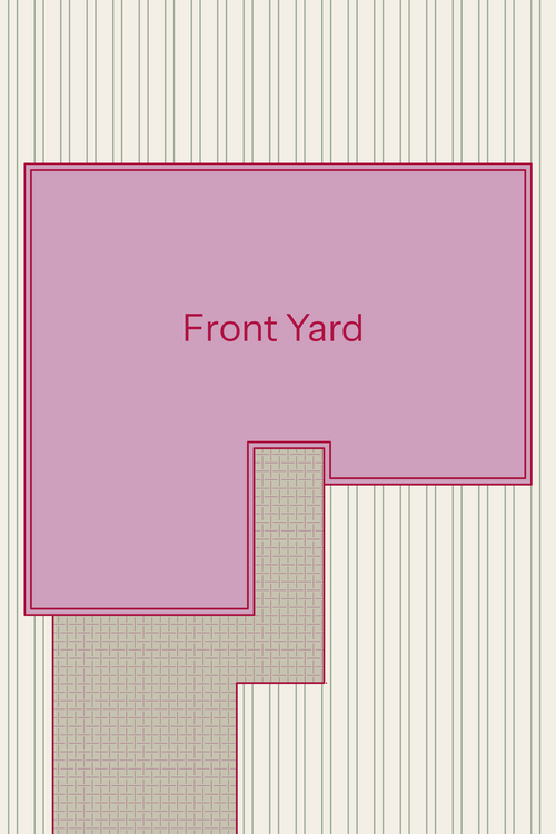 2D Front Yard Design